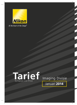 Tarief - Nikon