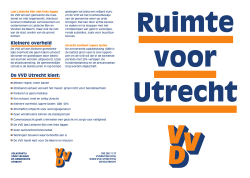 ruimte voor Utrecht folder vz