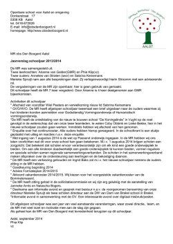 Jaarverslag - OBS Den Boogerd