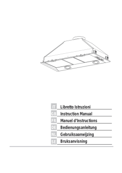 Libretto Istruzioni Instruction Manual Manuel d