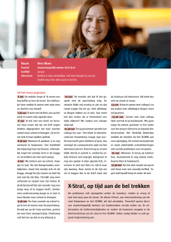 X-Stra!, op tijd aan de bel trekken - OCMW Antwerpen