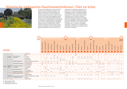 Historische trekvaarten - Staat van Zuid
