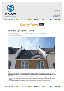 Folder Cavity Tray Type X