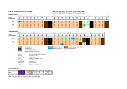 Academische kalender UvA-VU 2016-2025