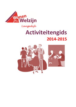 activiteitengids 2014-2015