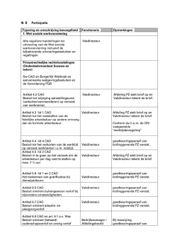 III.B Participatie