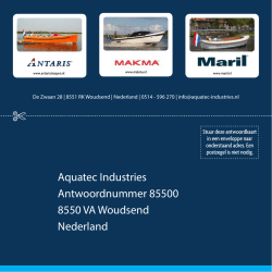 Aquatec Industries Antwoordnummer 85500 8550 VA