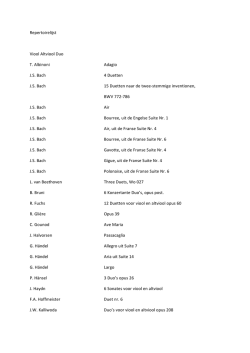 Download de repertoirelijst ()