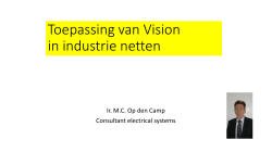 Toepassing van Vision in industrienetten
