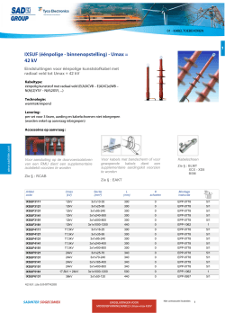 IXSUF (éénpolige - binnenopstelling) - Umax = 42 kV