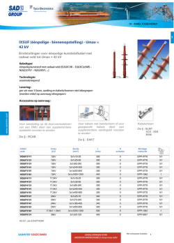IXSUF (&eacute;&eacute;npolige - binnenopstelling) - Umax = 42 kV