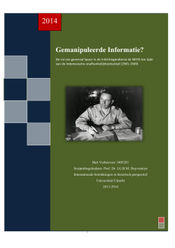 ss Gemanipuleerde Informatie? - Utrecht University Repository