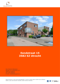 Eendstraat 15 3582 EZ Utrecht