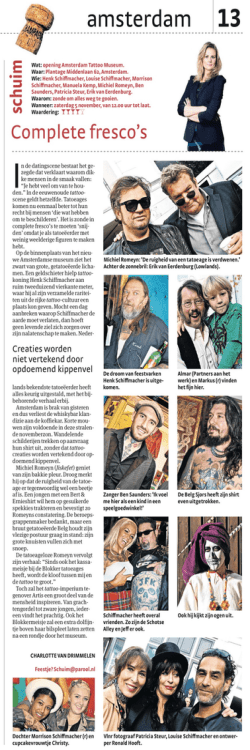 E Wat: opening Amsterdam Tattoo Museum. Waar