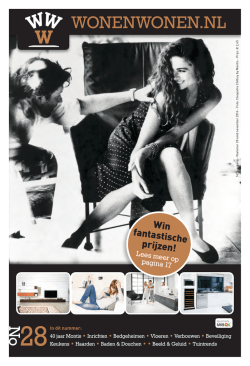 In dit nummer - WonenWonen.nl