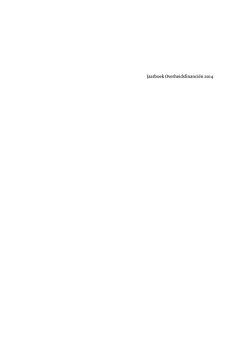 Jaarboek Overheidsfinanci&euml;n 2014