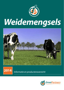 Brochure weidemengsels