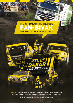 FAN-BIVAK - RTL GP Dakar Pre