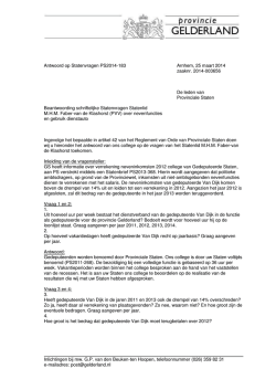 Inlichtingen bij mw. G.P. van den Beuken