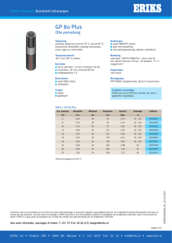 GP 80 Plus Olie persslang