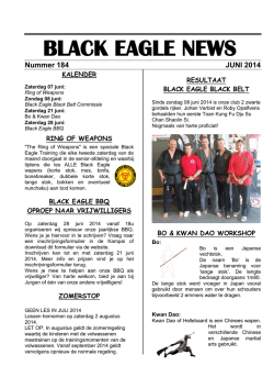 Inside This Issue - Black Eagle Martial Arts Halle