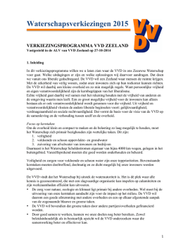Het Verkiezingsprogramma WS