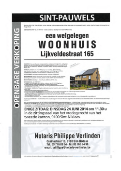 WOONHUIS - Philippe VERLINDEN