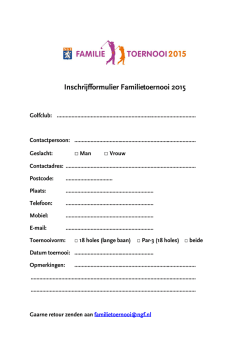 &Euml;&auml; FAMILIE TOERNOOI 2015