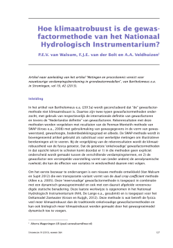 gewasfactormethode van het NHI