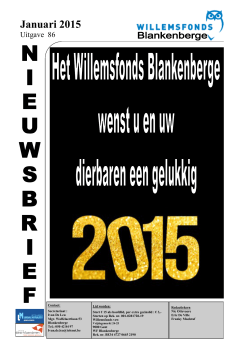 januari 2015 nr 86 - Willemsfonds Blankenberge