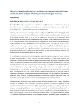 Differences between public auditors and forensic accountants in