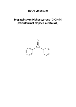 Diphenciprone bij alopecia areata 2014