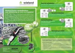 Advertentie Gesis verdeelblokjes met schakelfunctie