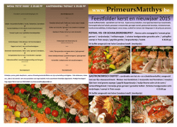 Eindejaarsfolder - primeurs matthys