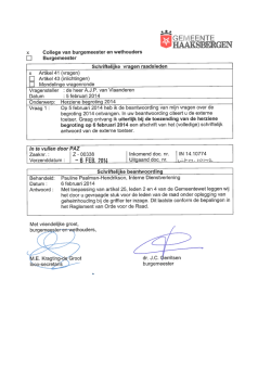 6-2-2014 Antw vr LH – BBV