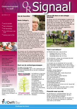 juni 2014 - TU Delft Medewerkers