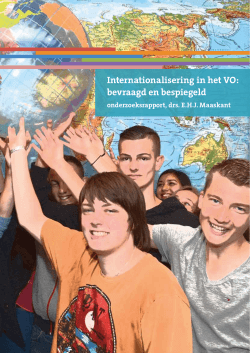 Internationalisering in het VO