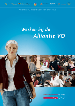 Klik hier - Alliantie Voortgezet Onderwijs