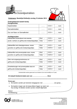 Inschrijving EF 10 - Basisschool De Duizendpootrakkers