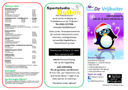 KERSTfolder Vrijbuiter 2014