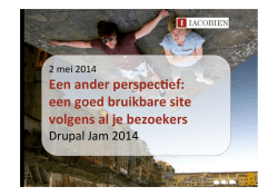 Een ander perspectief (presentatie Drupal Jam 2014)
