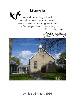 Liturgie - Kerk Jubbega
