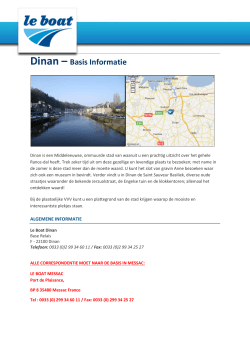 Dinan – Basis Informatie