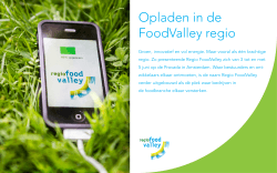 (video) verslag - Regio Foodvalley