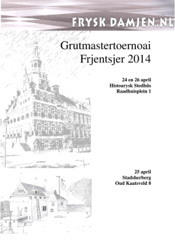 Grutmastertoernoai Frjentsjer 2014