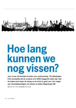 Hoe lang kunnen we nog vissen