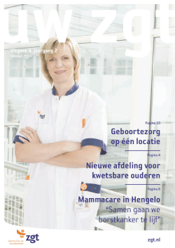 Mammacare in Hengelo “Samen gaan we borst kanker te lijf