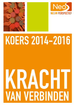 hier onze Koers 2014-2016