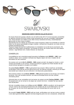 SWAROVSKI HERFST WINTER COLLECTIE 2014