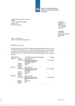 DUO Financi&euml;le beschikking swv 2509 2014